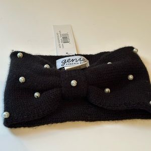 genie eugenia kim headband Women’s OS black with Faux pearls Accessories